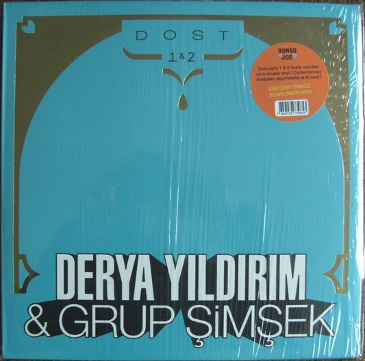 Derya Yıldırım &amp; Grup Şimşek – Dost 1 &amp; 2 Vinilo, 2x LP, Álbum, Compilación amarillo