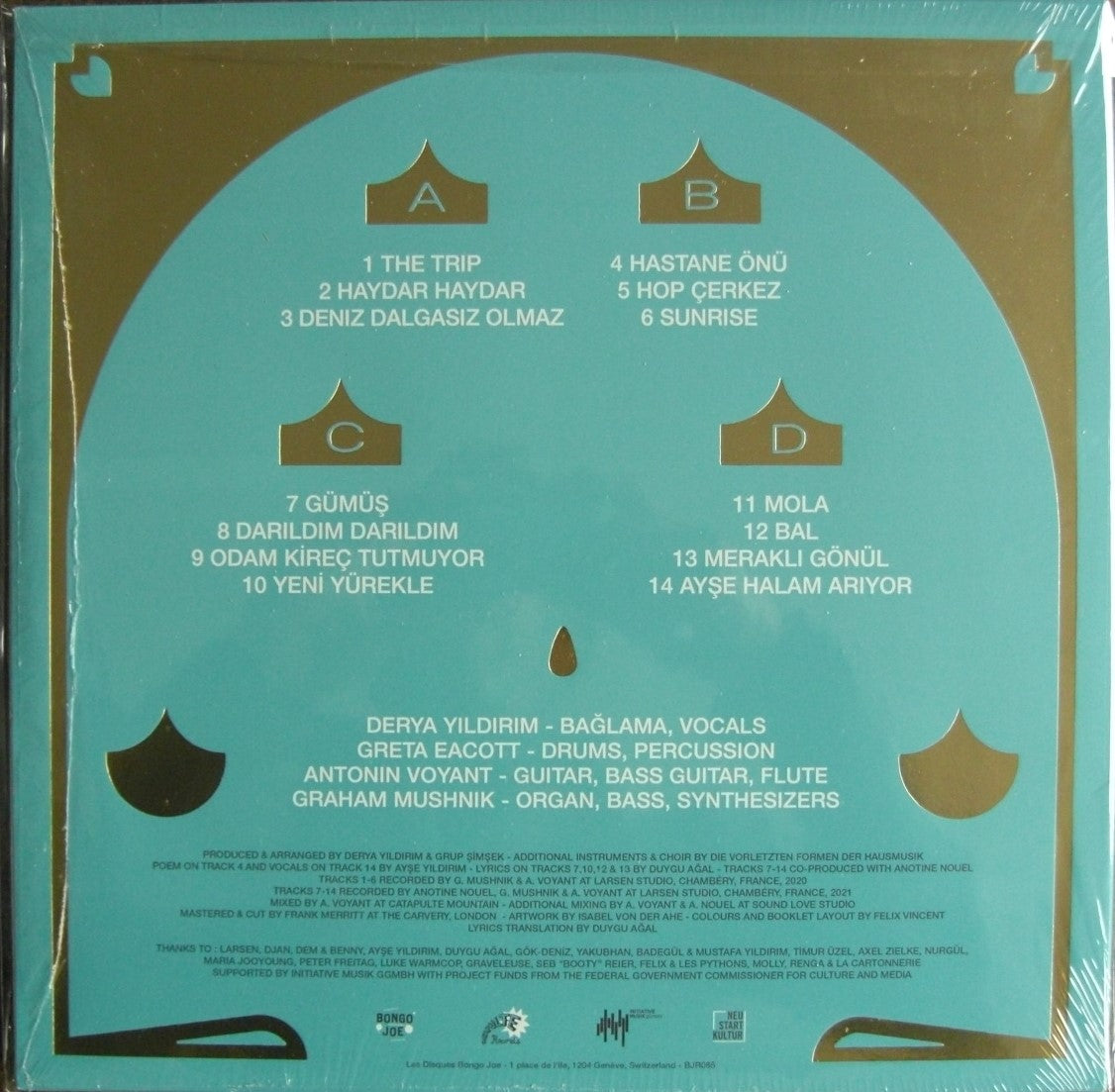 Derya Yıldırım & Grup Şimşek – Dost 1 & 2 Vinyl, 2x LP, Album, Compilation yellow