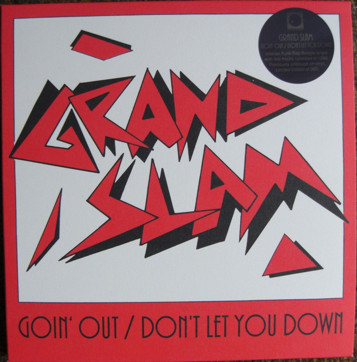 Grand Slam – Goin' Out / Don't Let You Down Vinilo, edición limitada de 7"