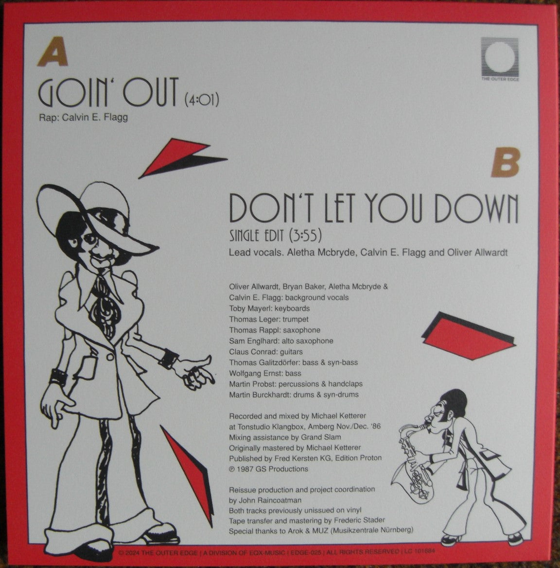 Grand Slam – Goin' Out / Don't Let You Down Vinilo, edición limitada de 7"