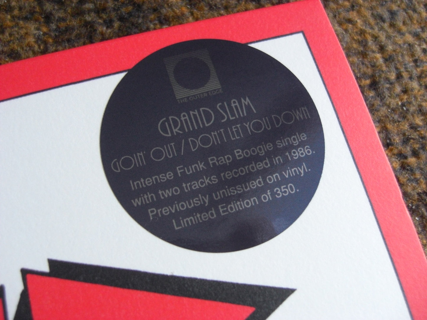 Grand Slam – Goin' Out / Don't Let You Down Vinilo, edición limitada de 7"