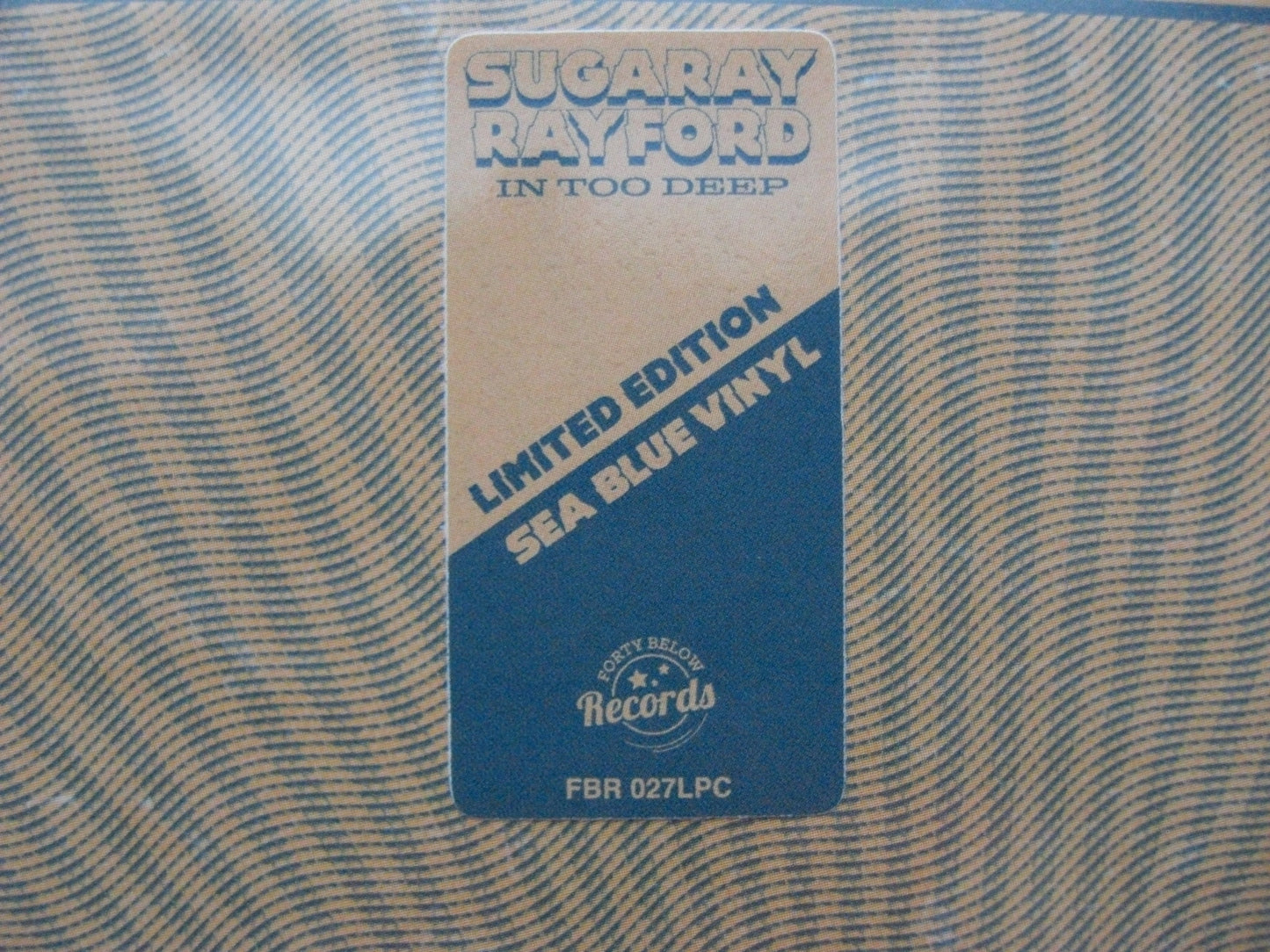 Sugaray Rayford – In Too Deep Vinyl, LP, Album blue
