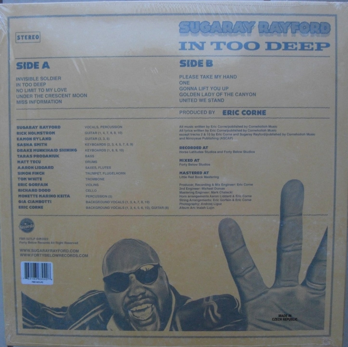 Sugaray Rayford – In Too Deep Vinyl, LP, Album blue