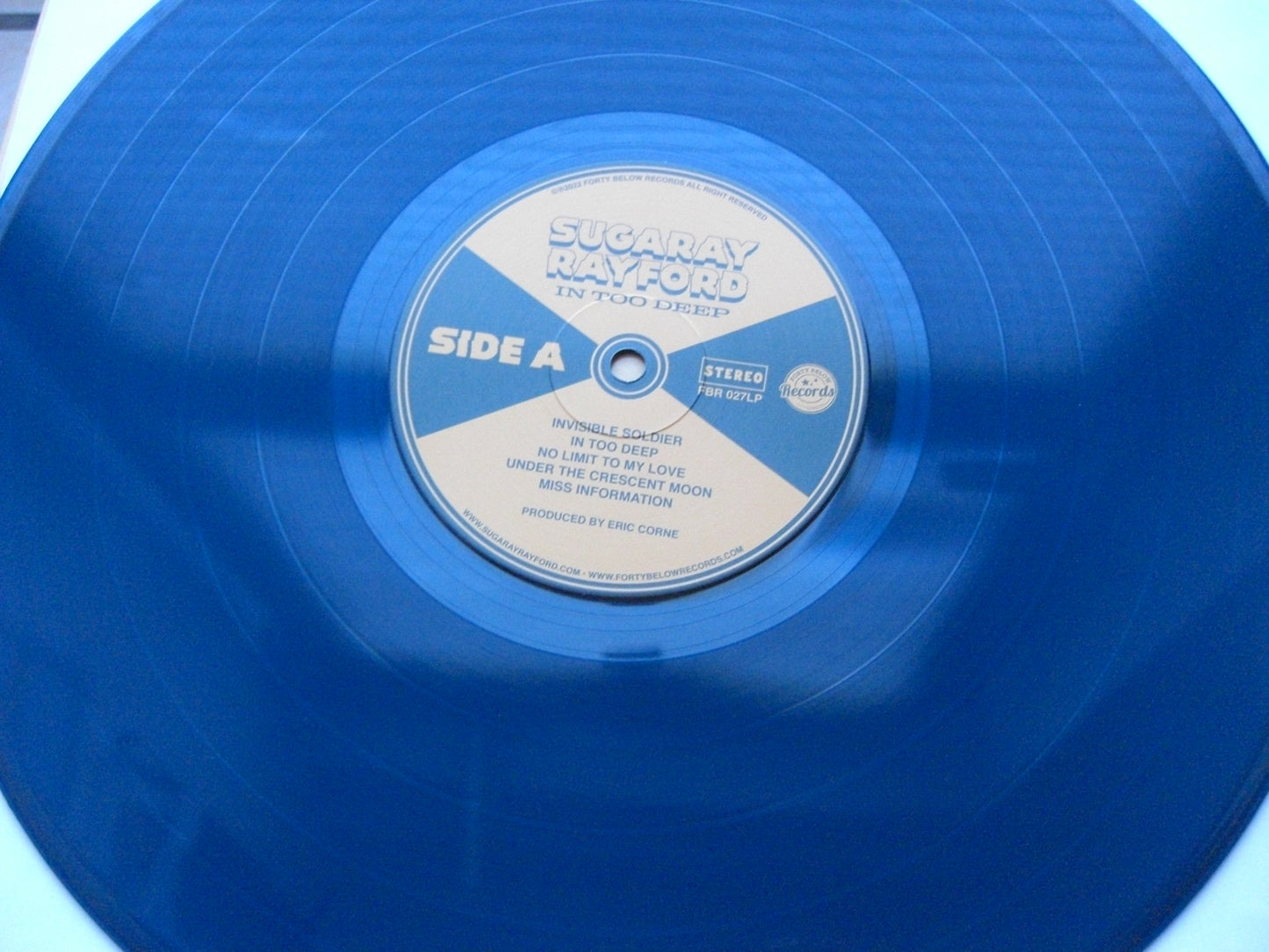 Sugaray Rayford – In Too Deep Vinyl, LP, Album blue
