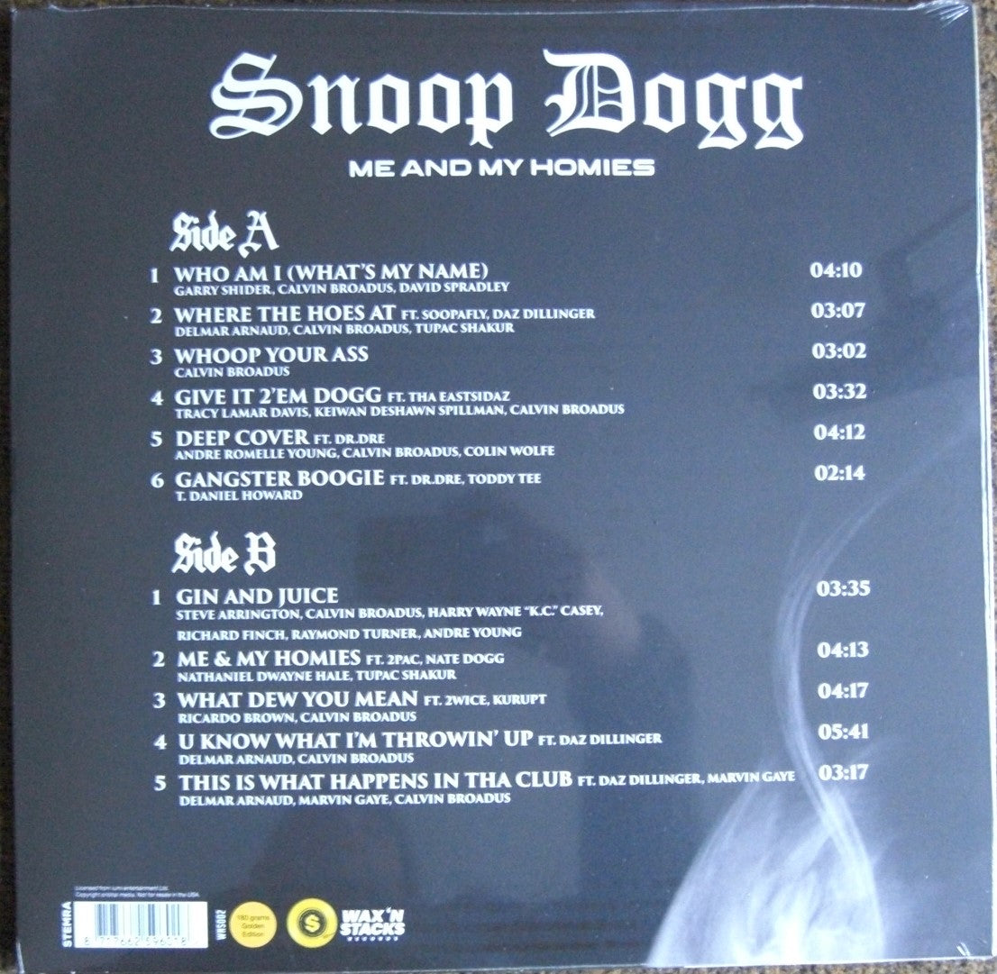 Snoop Dogg – Me And My Homies Vinyl, LP, Compilation gold