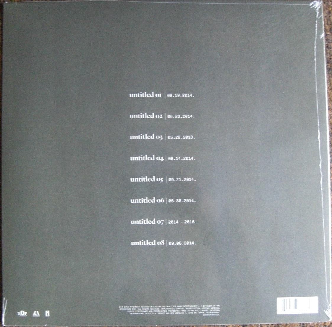 Kendrick Lamar – Untitled Unmastered. Vinyl, LP, Album