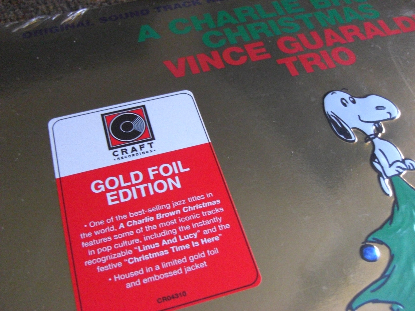 Vince Guaraldi Trio – A Charlie Brown Christmas Vinyl, LP, Album, Limited Edt goldfoil