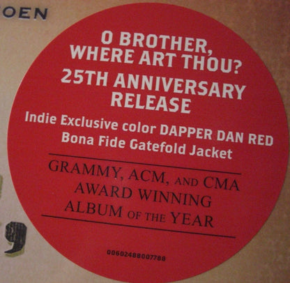 Various – O Brother, Where Art Thou? 2x Vinyl, LP, Compilation, Reissue, Limited Edt red