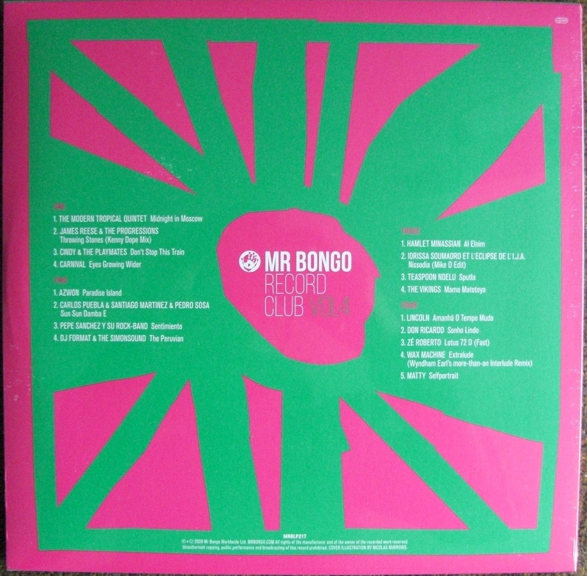 Mr Bongo Record Club Volume 4 Vinyl, 2x LP, Compilation