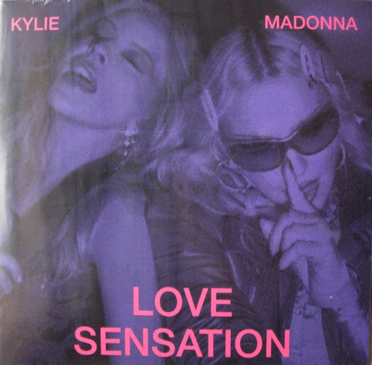 Madonna / Kylie - Love Sensation Vinyl, 7", Single clear