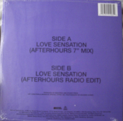 Madonna / Kylie - Love Sensation Vinyl, 7", Single clear