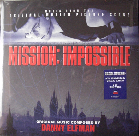Danny Elfman – Mission: Impossible (Music From The Original Motion Picture Score) 2x Vinyl, LP, Reissue, Blue