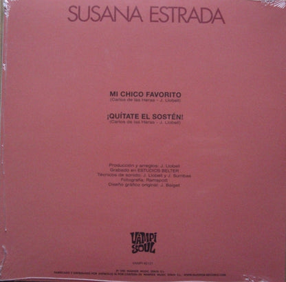Susana Estrada – Mi Chico Favorito / Quítate El Sostén Vinyl, 7", Reedición
