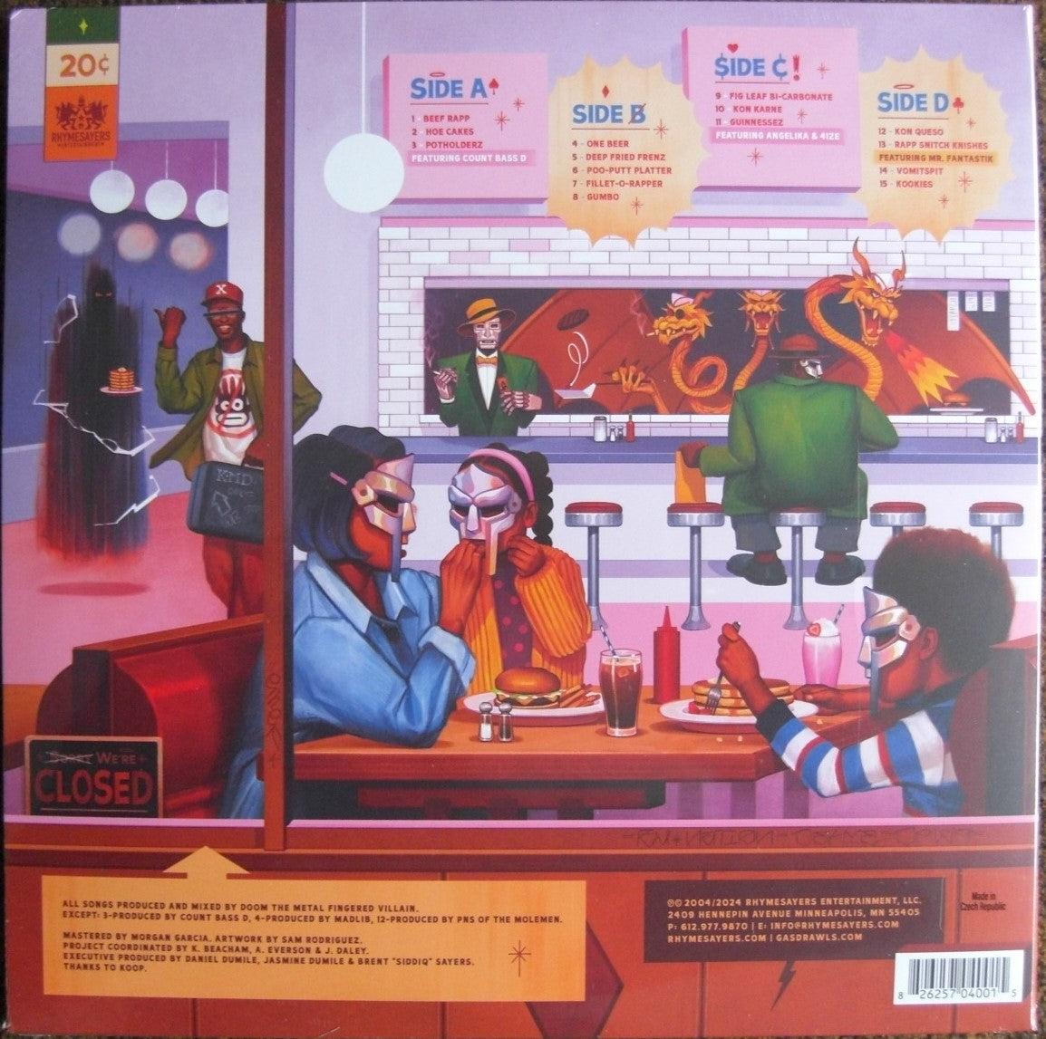 MF Doom – MM..Food 2 x Vinyl, LP, Album 20th Anniversary Edt marbled