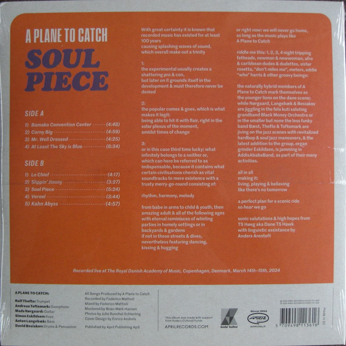 A Plane To Catch – Soul Piece Vinyl, LP, Album