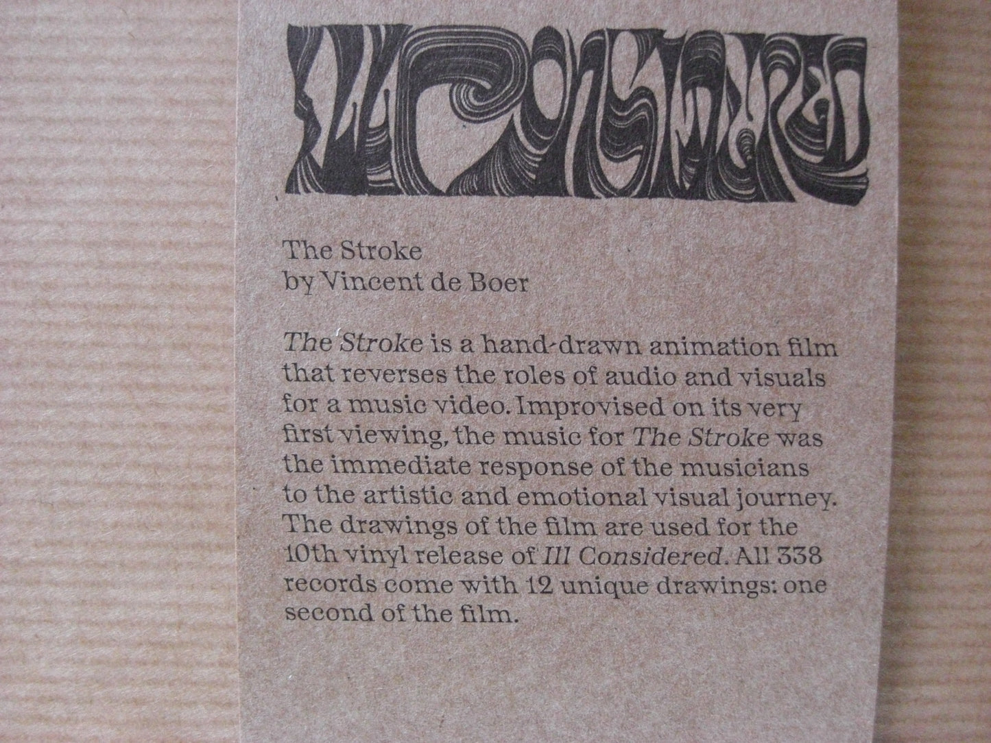 Ill Considered – 10 - The Stroke Vinyl, 12", Mini-Album Special Edt Box set