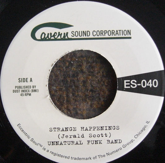 Unnatural Funk Band – Strange Happenings / Living In The Past Vinyl, 7"