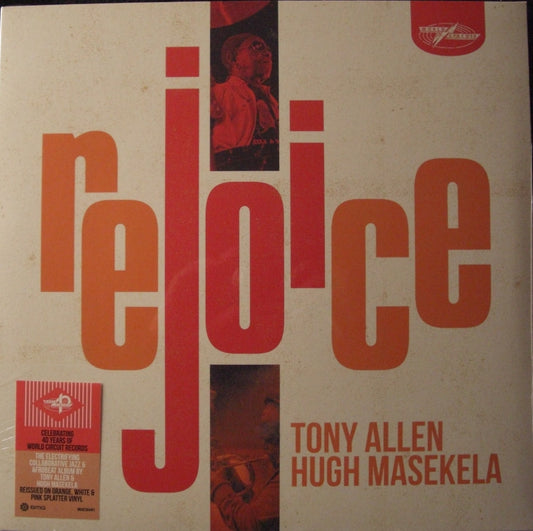Tony Allen And Hugh Masekela – Rejoice Vinyl, LP, Album, Reissue orange-white-pink splatter