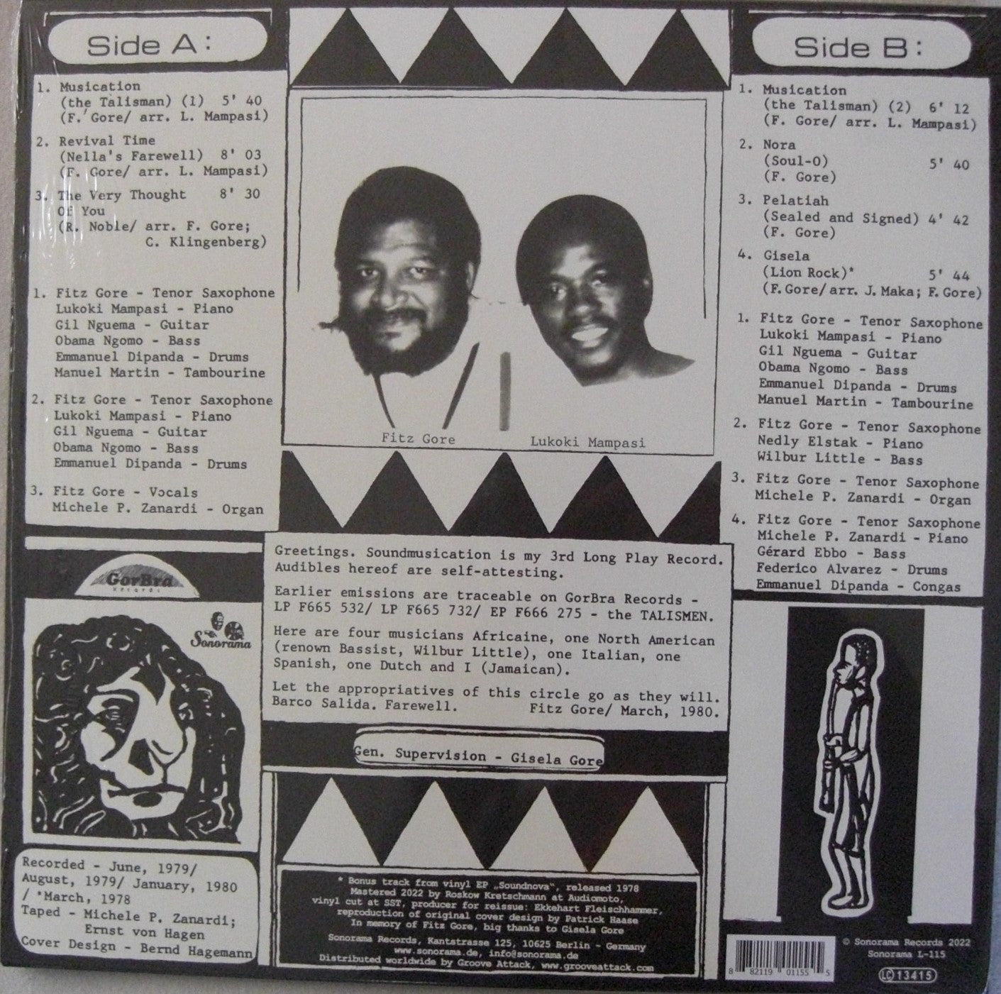 Fitz Gore – Soundmusication Vinyl, LP, Album Special Edt