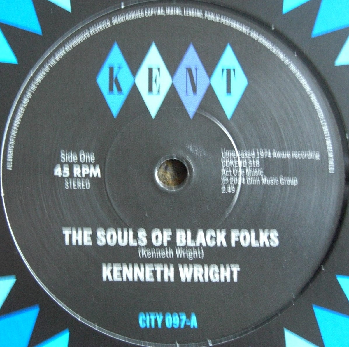 Kenneth Wright / Miss Louistine – The Souls Of Black Folks / Extra-Extra Vinyl, 7"