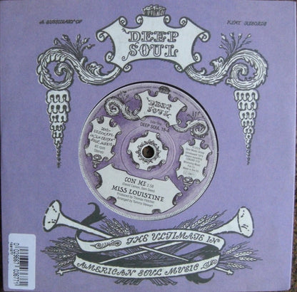 Miss Louistine / Sam Dees – Con Me Vinyl, 7"