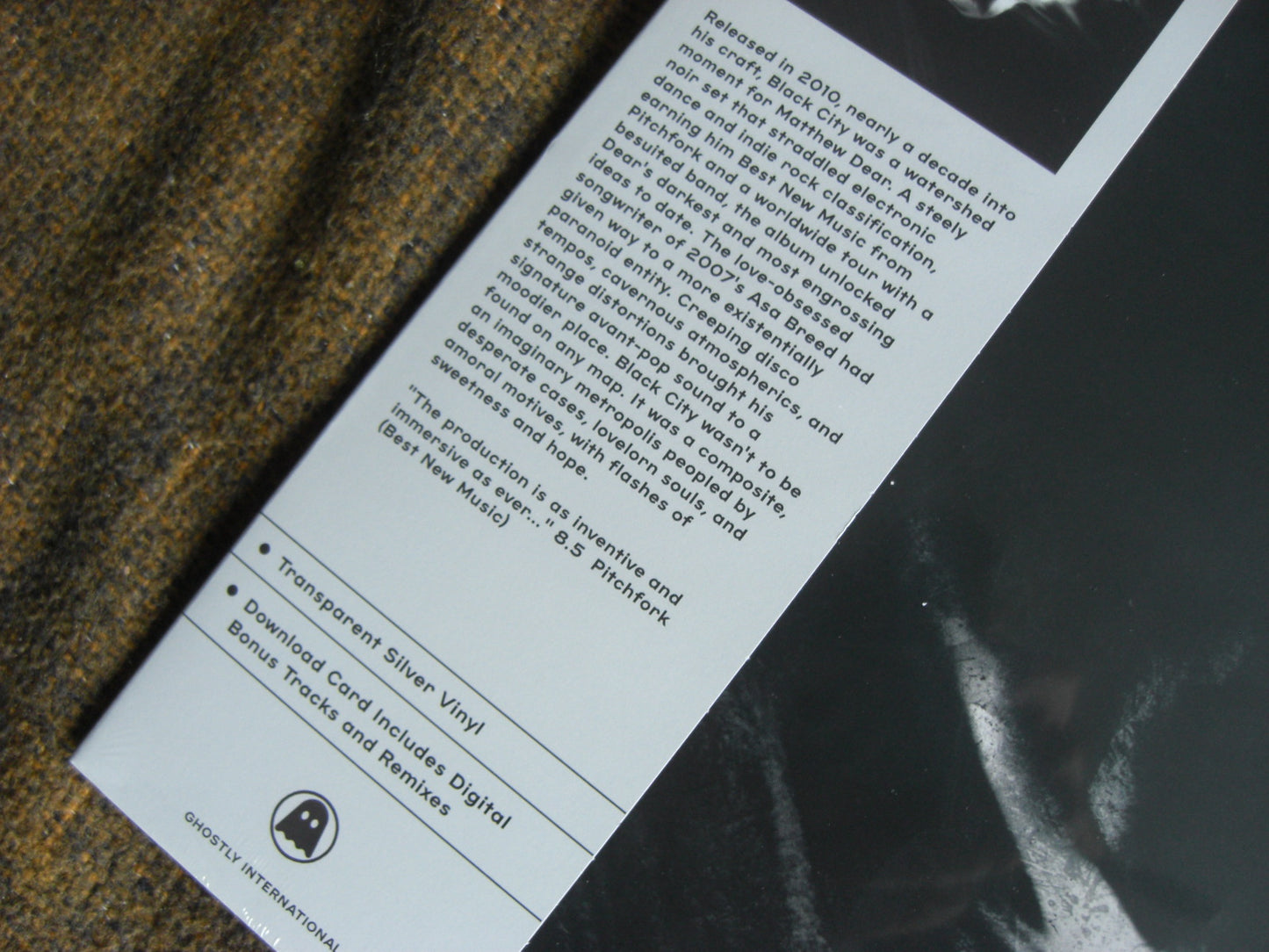 Matthew Dear – Black City Vinyl, LP, Album silver