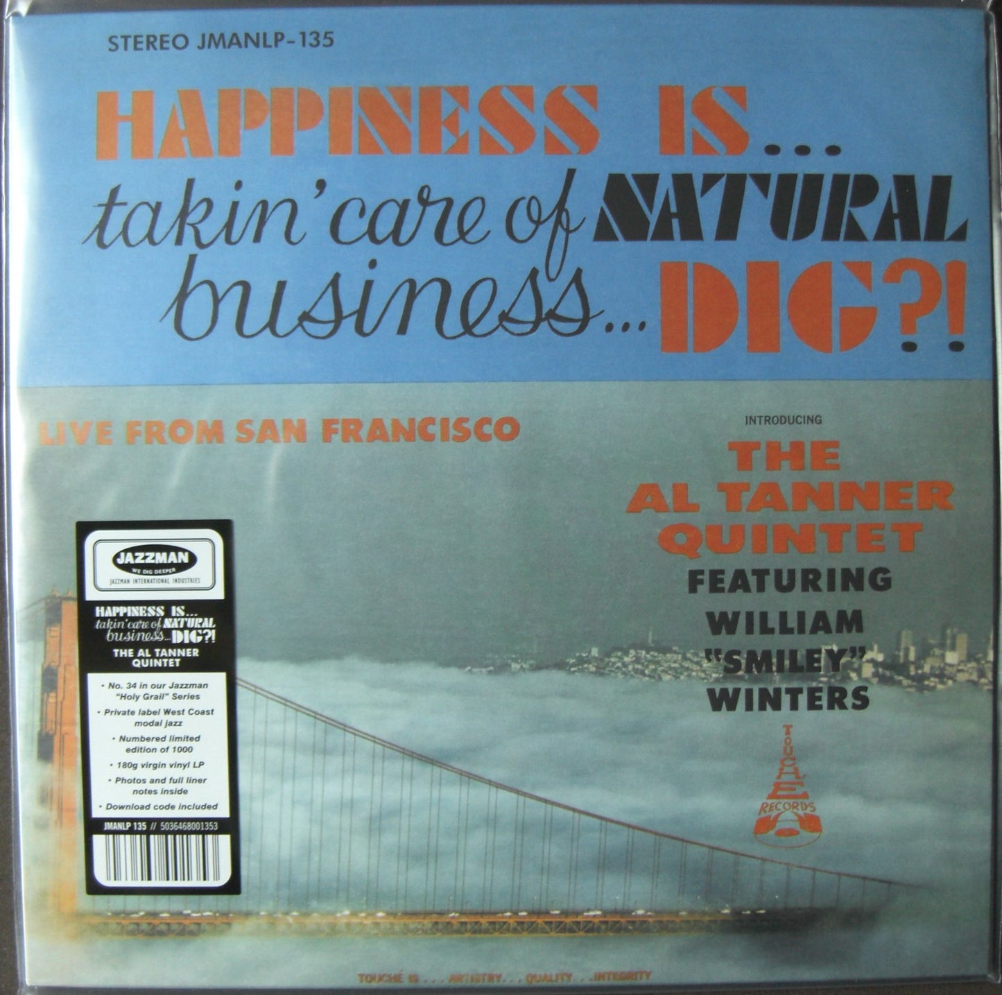 The Al Tanner Quintet - Happiness Is... Takin' Care Of Natural Business... Dig?! Vinyl, LP, Album, Limited Edt