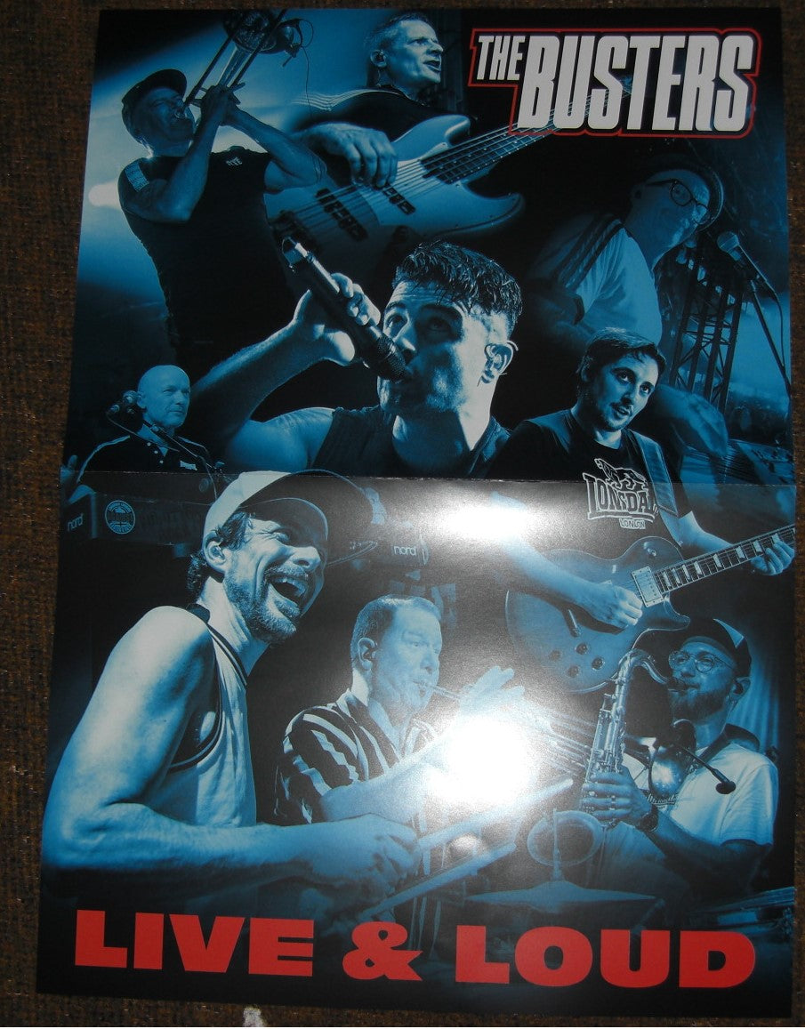 The Busters – Live & Loud Vinyl, LP, Album blue