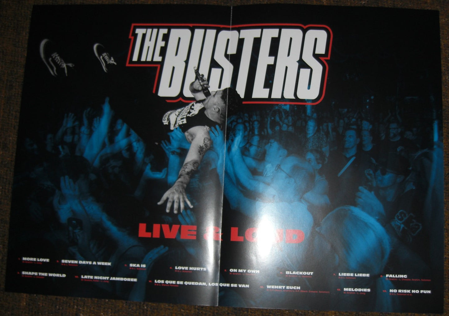 The Busters – Live & Loud Vinyl, LP, Album blue