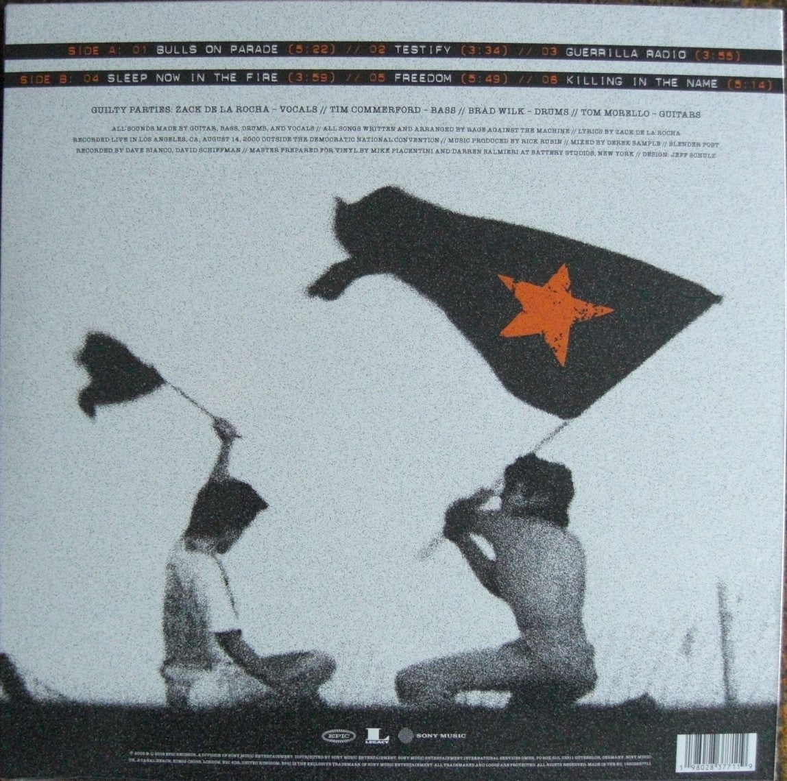 Rage Against The Machine ‎– Democratic National Convention 2000 Vinyl, LP, Album, Limited Edt clear RSD 2024