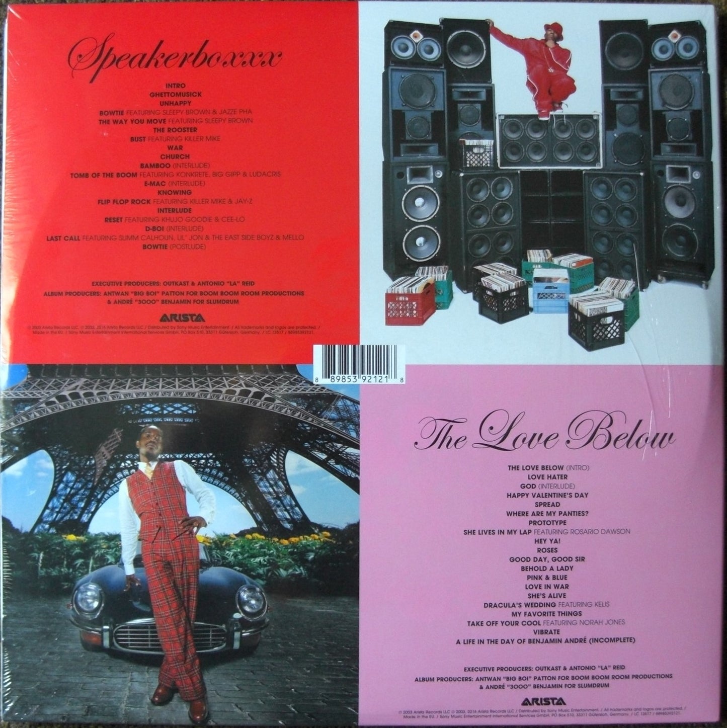 OutKast – Speakerboxxx / The Love Below 4x Vinyl, LP, Album 180g