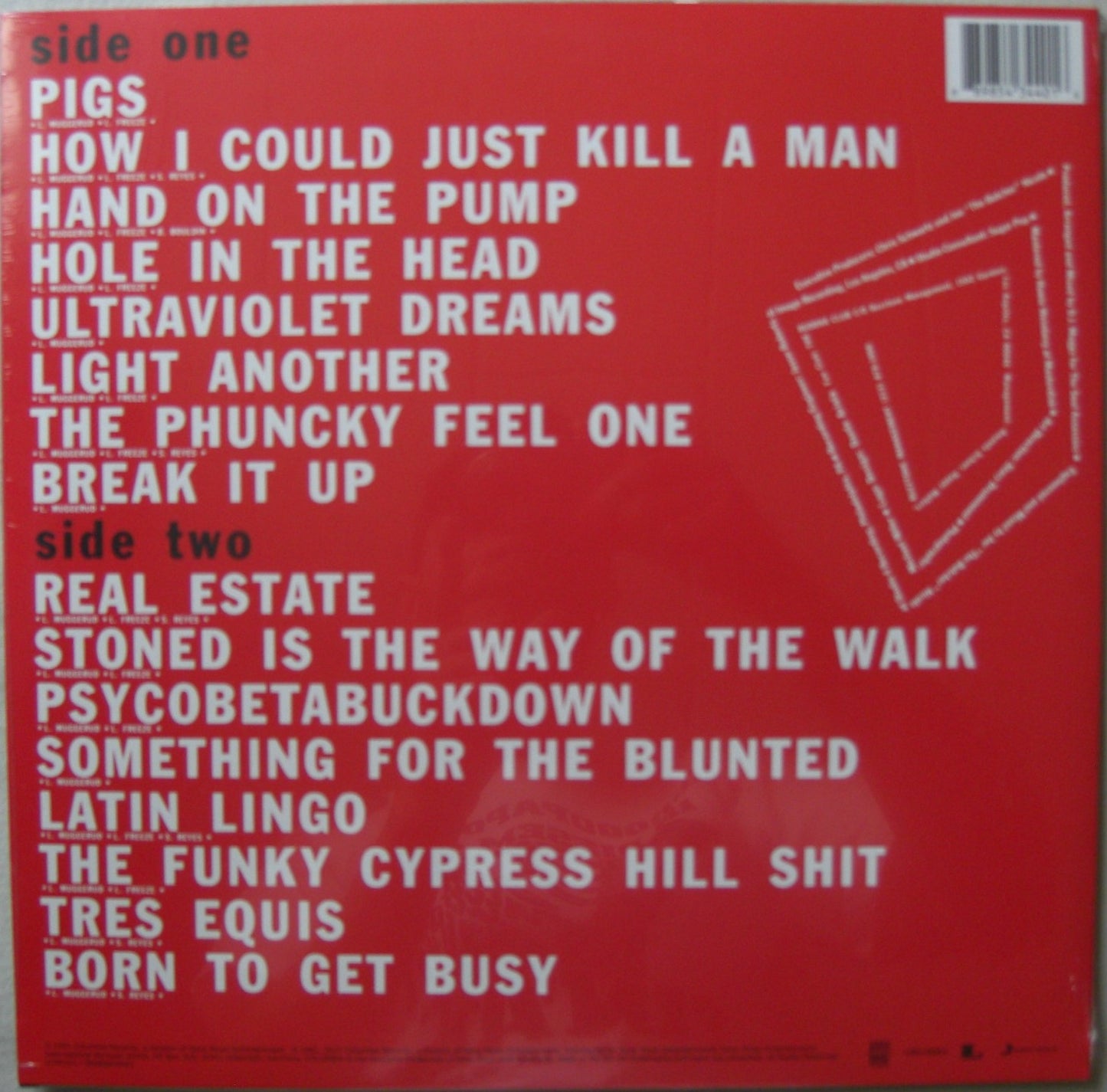 Cypress Hill – Cypress Hill Vinyl, LP, Album, Reissue