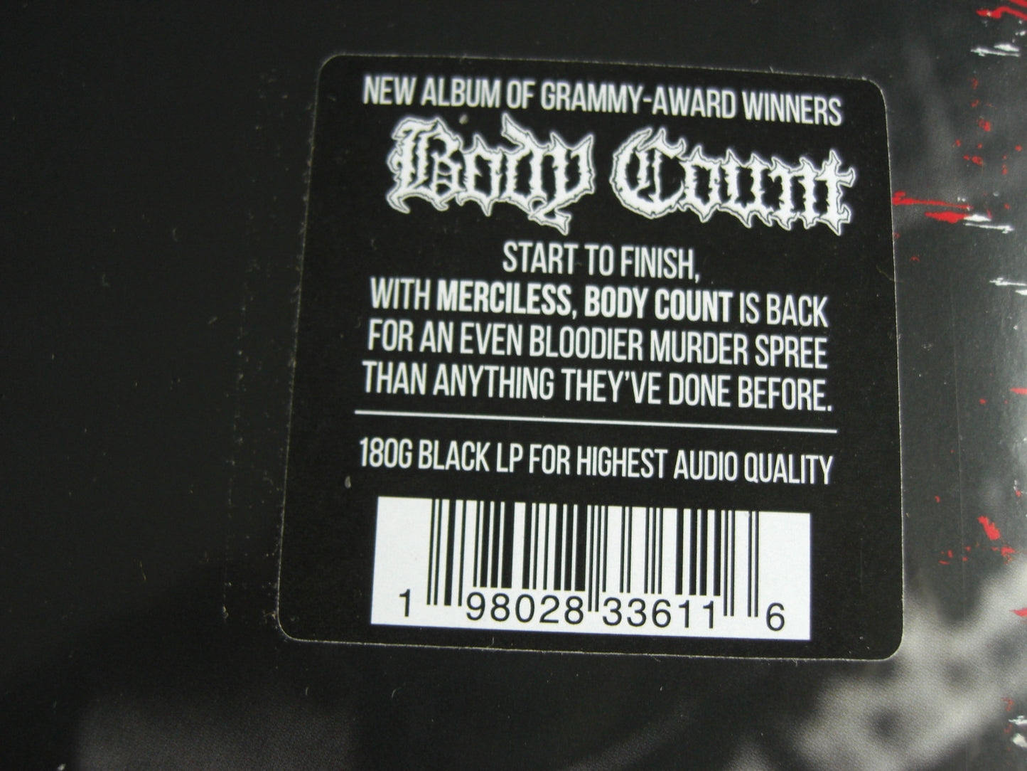 Body Count – Merciless Vinyl, LP, Album black