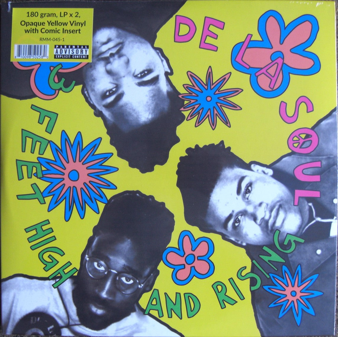 De La Soul – 3 Feet High And Rising Vinyl LP Album yellow