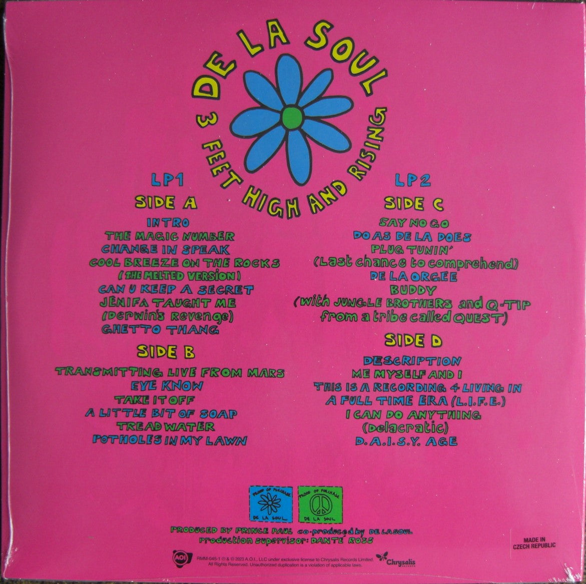 De La Soul – 3 Feet High And Rising Vinyl LP Album yellow