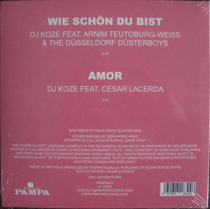 DJ Koze - Wie Schön Du Bist / Amor Vinyl, 7"