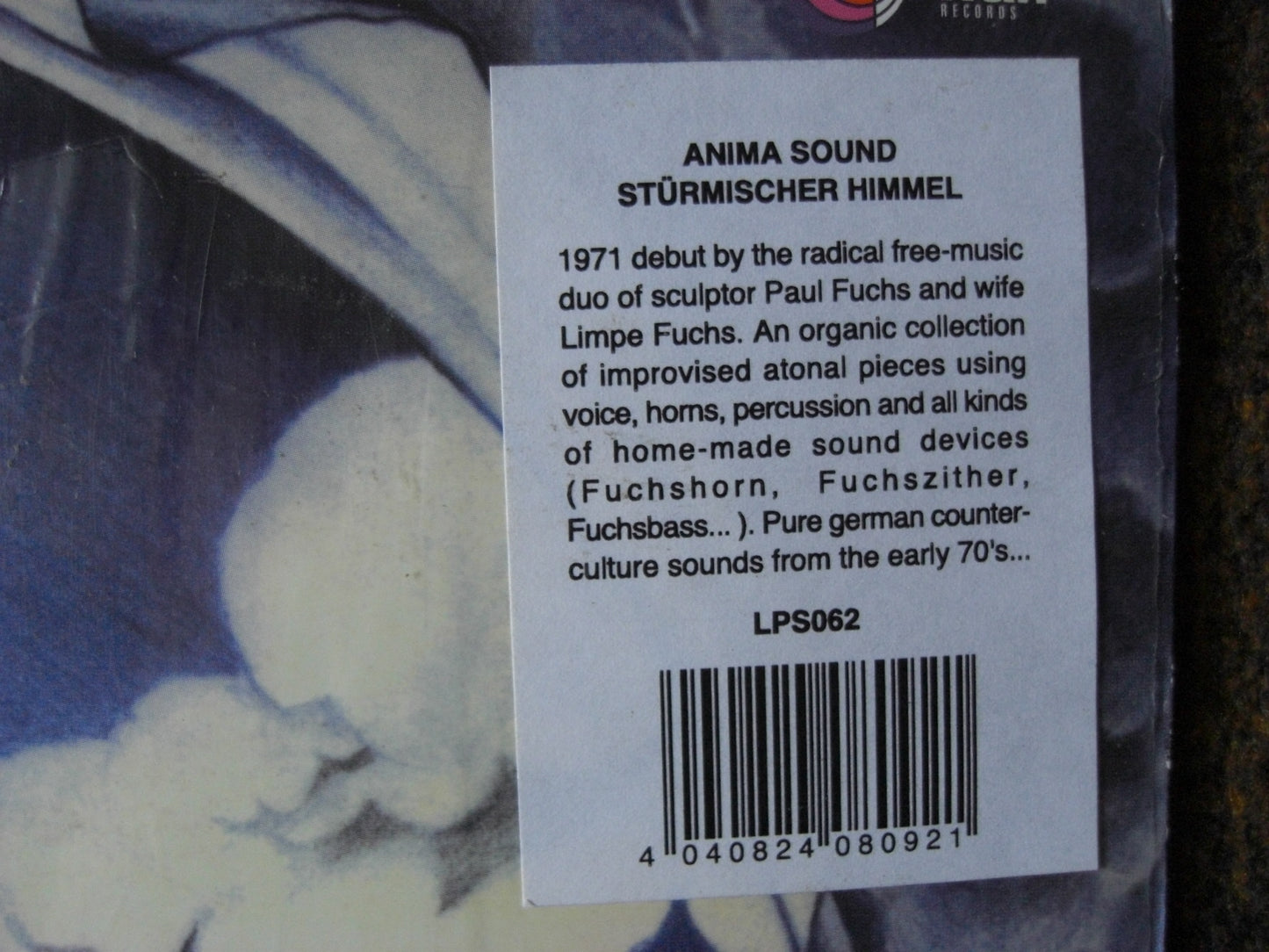 Anima-Sound – Stürmischer Himmel Vinyl, LP, Limited Edt