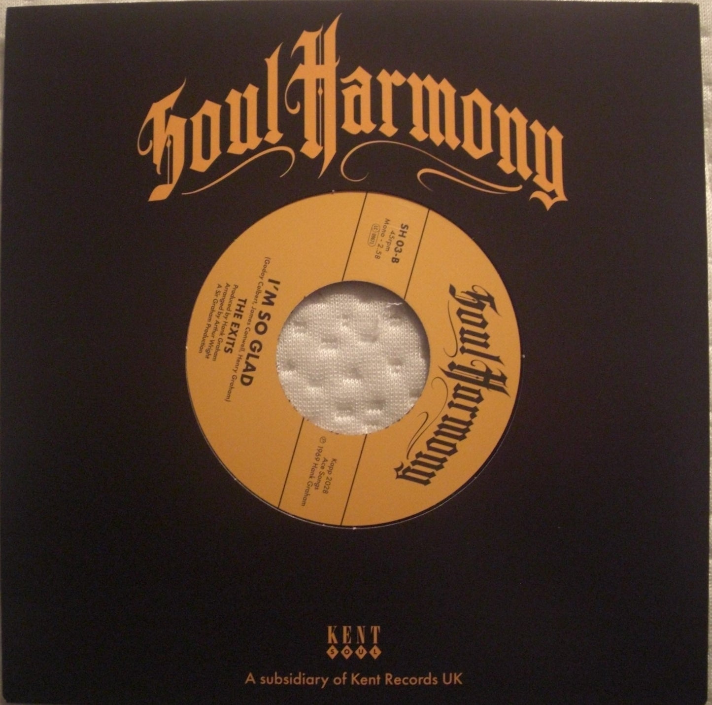 Jimmy Conwell / The Exits – Let It All Out / I'm So Glad Vinyl, 7"