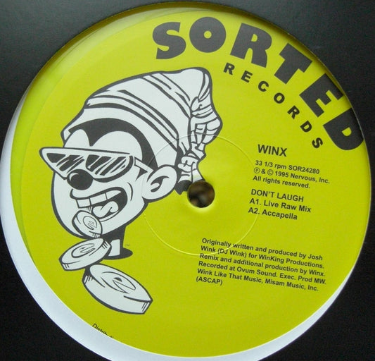 Josh Wink (Winx) - Don't Laugh Vinyl, 12" Single black