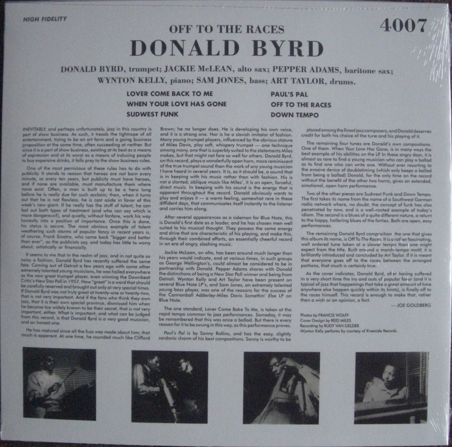 Donald Byrd – Off To The Races Vinyl, LP, Album, Limited Edt