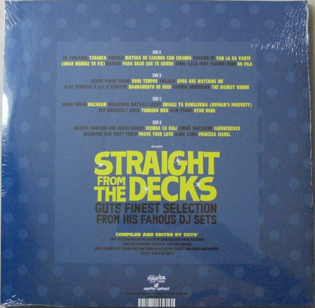 Guts – Straight From The Decks 1 Vinyl, 2xLP, Compilation