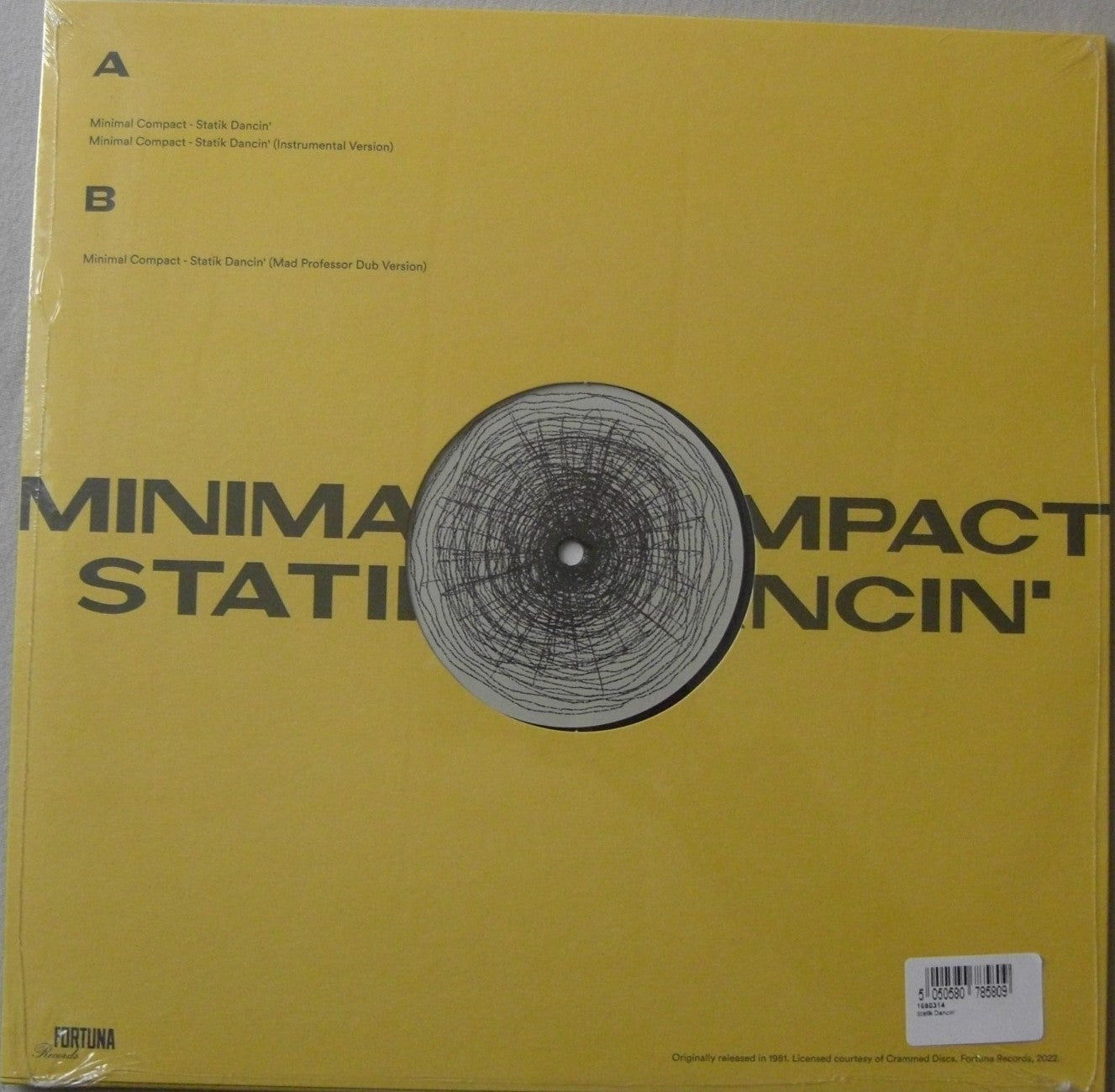 Minimal Compact – Statik Dancin' Vinyl, 12" Maxi