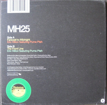 Eric Hilton & Puma Ptah – Farewell To Midnight Vinyl, 7"