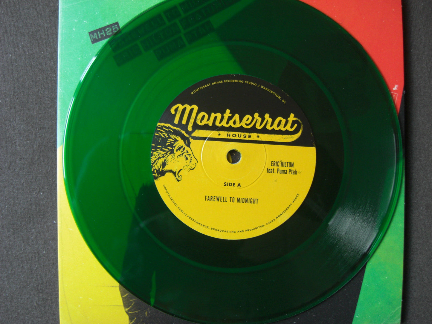 Eric Hilton & Puma Ptah – Farewell To Midnight Vinyl, 7"
