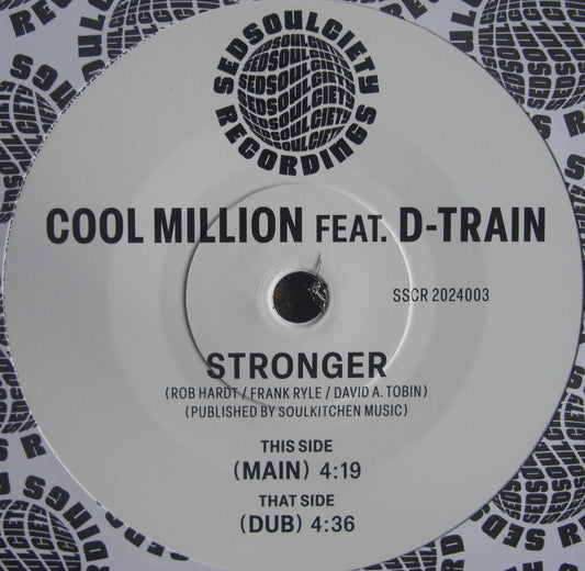 Cool Million Feat. D-Train – Stronger Vinyl, 7"