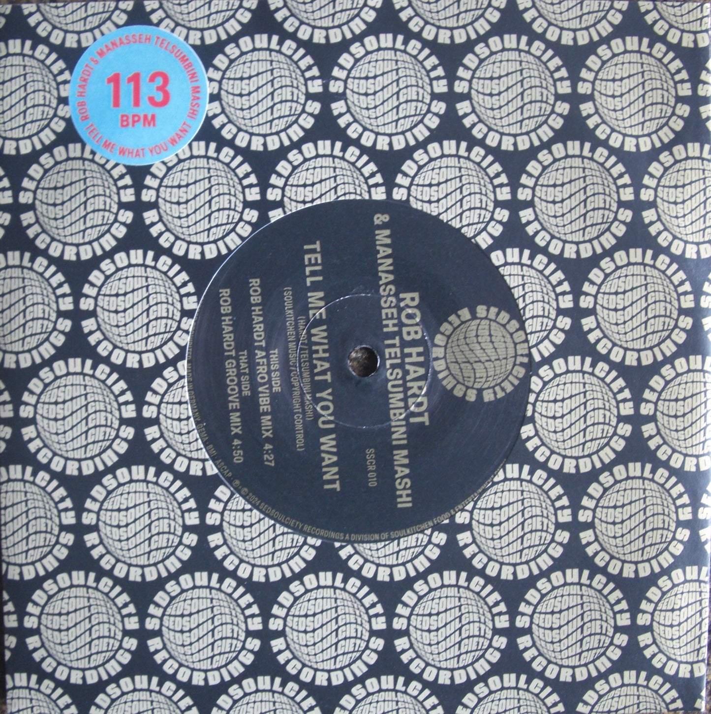 Robert Hardt &amp; Manasseh Telsumbini Mashi – Tell Me What You Want Vinyl, 7"