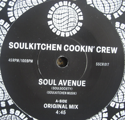 Soulkitchen Cookin' Crew – Soul Avenue Vinyl, 7"