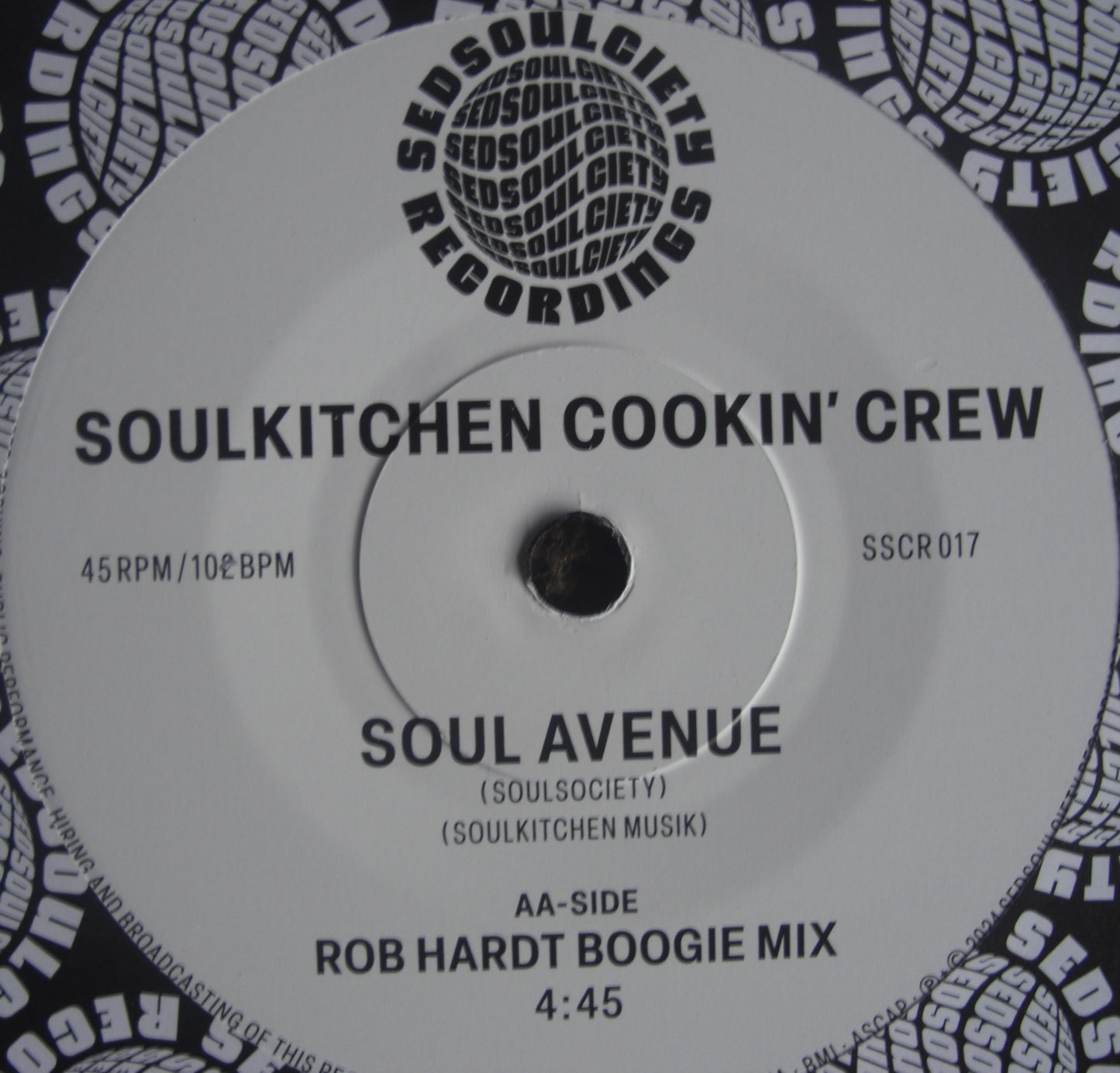 Soulkitchen Cookin' Crew – Vinilo Soul Avenue, 7"