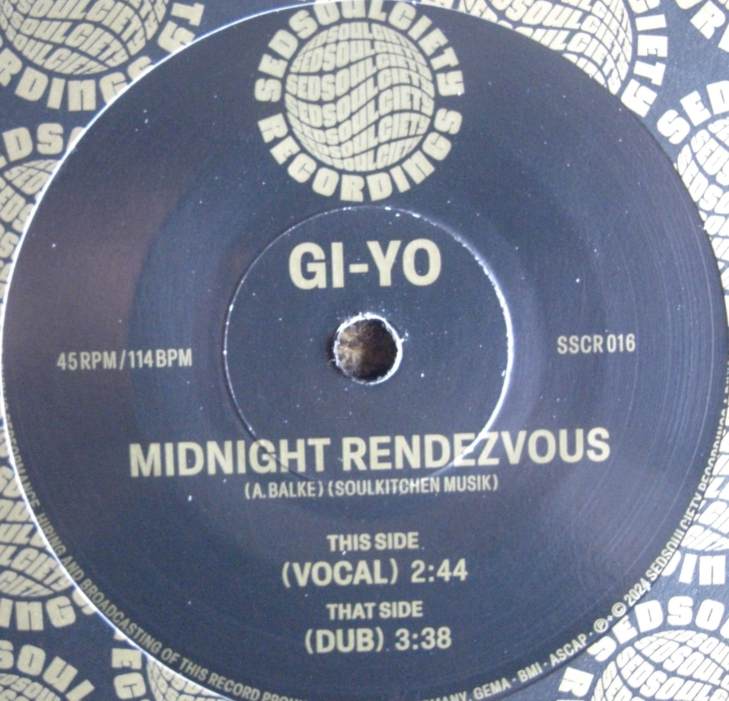 GI-YO – Midnight Rendezvous Vinyl, 7"