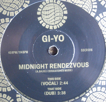 GI-YO – Midnight Rendezvous Vinyl, 7"